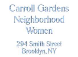 Carroll Gardens Neighborhood Women